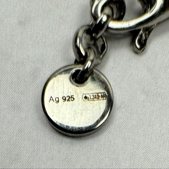 GUCCI Interlocking G Pendant Chain Necklace in Aged Silver—20” | MSRP $499 - Picture 5 of 8